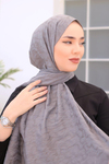 Silk Home Olinda Şal - Dalga Desenli - Gri