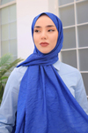 Silk Home Olinda Şal - Dalga Desenli - Saks