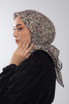 Silk Home Soft Eşarp - 1030 - Siyah Krem