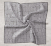 Silk Home Twill İpek Eşarp - 11390-02 Krem Siyah