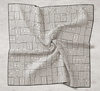 Silk Home Twill İpek Eşarp - 11390-03 Beyaz Siyah