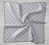 Silk Home Twill İpek Eşarp - 11392-23 Gümüş Siyah