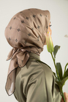 Silk Home Twill İpek Eşarp - 11392-28 Vizon