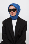 Silk Home Twill İpek Eşarp - 11392-33 Mavi Siyah