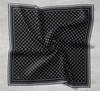 Silk Home Twill İpek Eşarp - 11393-18 Siyah Gümüş