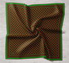 Silk Home Twill İpek Eşarp - 11393-49 Acı Kahve Yeşil