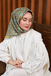 Silk Home Twill İpek Eşarp - 11397-29 Çağla Safran