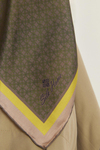 Silk Home Twill İpek Eşarp - 11414-05 Yağ Yeşili