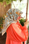 Silk Home Twill İpek Eşarp - 11419-68 Bebe Mavi - Vizon