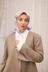 Silk Home Twill İpek Eşarp - 11439-17 Lila