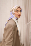 Silk Home Twill İpek Eşarp - 11439-17 Lila