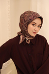 Silk Home Twill İpek Eşarp - 11464-05 Mürdüm