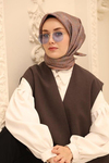 Silk Home Twill İpek Eşarp - 11464-36 Mocha Mousse