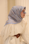 Silk Home Twill İpek Eşarp - 11464-55 Bebe Mavi