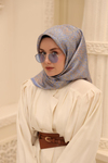 Silk Home Twill İpek Eşarp - 11464-55 Bebe Mavi