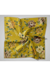 Silk Home Twill İpek Eşarp - 11467-12 Sarı Yeşil