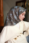 Silk Home Twill İpek Eşarp - 11468-19 Mavi Vizon
