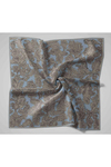 Silk Home Twill İpek Eşarp - 11468-19 Mavi Vizon