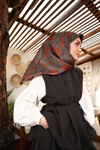 Silk Home Twill İpek Eşarp - 11468-23 Kiremit