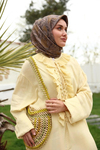 Silk Home Twill İpek Eşarp - 11468-33 Yağ Yeşili