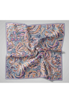 Silk Home Twill İpek Eşarp - 11469-02 Mavi Pembe