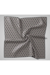 Silk Home Twill İpek Eşarp - 11479-02 Siyah Gri