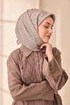 Silk Home Twill İpek Eşarp - 11479-13 Vizon Ekru