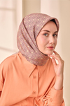 Silk Home Twill İpek Eşarp - 11479-25 Pembe Vizon