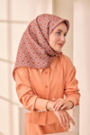 Silk Home Twill İpek Eşarp - 11479-26 Kiremit