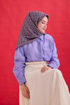 Silk Home Twill İpek Eşarp - 11479-36 Koyu Mor