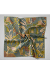 Silk Home Twill İpek Eşarp - 11480-53 Yeşil Gri
