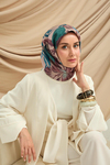 Silk Home Twill İpek Eşarp - 11480-72 Pudra Mavi