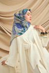 Silk Home Twill İpek Eşarp - 11480-76 Su Yeşili Mavi