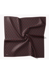 Silk Home Twill İpek Eşarp - 11521-09 Siyah Bordo