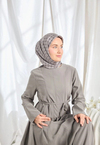 Silk Home Twill İpek Eşarp - 11539-02 Koyu Gri