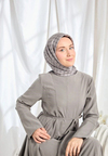 Silk Home Twill İpek Eşarp - 11539-02 Koyu Gri