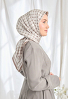 Silk Home Twill İpek Eşarp - 11539-06 Açık Taş