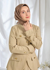 Silk Home Twill İpek Eşarp - 11540-14 Kahverengi
