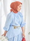 Silk Home Twill İpek Eşarp - 11540-18 Nar Çiçeği