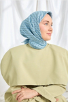 Silk Home Twill İpek Eşarp - 11547-06 Mavi