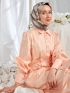 Silk Home Twill İpek Eşarp - 11548-02 Koyu Gri