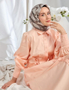 Silk Home Twill İpek Eşarp - 11548-02 Koyu Gri