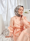 Silk Home Twill İpek Eşarp - 11548-02 Koyu Gri