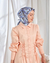 Silk Home Twill İpek Eşarp - 11548-08 Lila Mavi