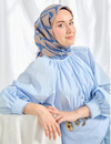 Silk Home Twill İpek Eşarp - 11548-17 Koyu Vizon