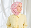 Silk Home Twill İpek Eşarp - 11548-24 Pembe