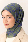 Silk Home Velora Eşarp - 161002-22 Mor Yeşil