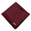 Vakko Jakarlı İpek Eşarp - Helezon Monogram - Bordo