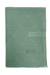 Vakko Pamuk İpek Şal - Monogram - Mint