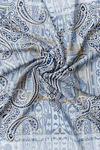 Vakko Twill İpek Eşarp - 2688-68 Lacivert